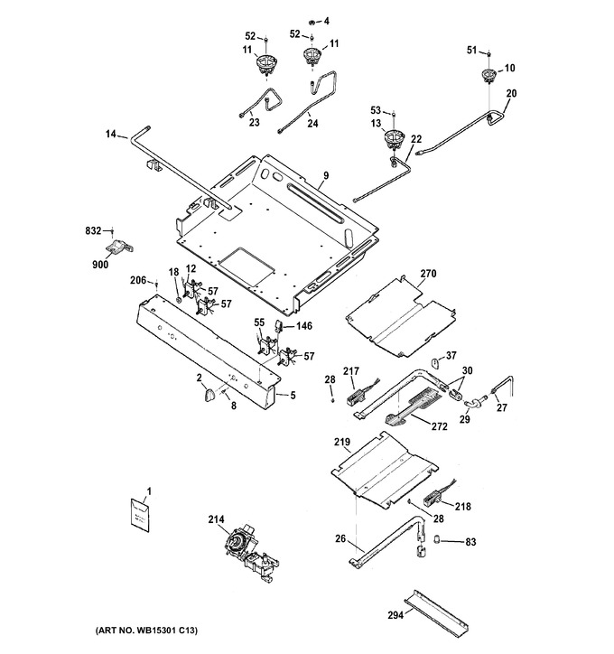 Diagram for JGB620DEF2WW