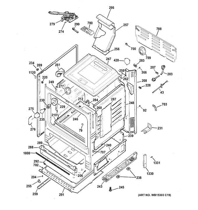 Diagram for JGB620REF2SS