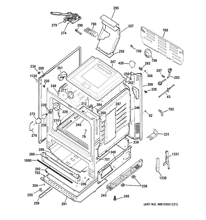 Diagram for JGB630REF1SS