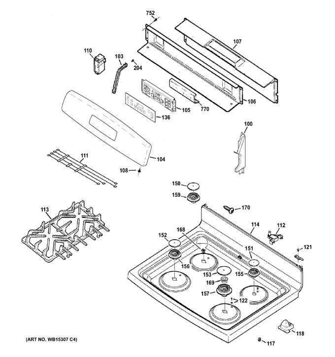 Diagram for JGB640SEF1SS