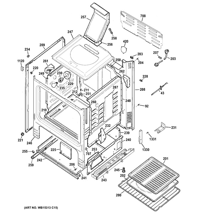 Diagram for JGBS60REF2SS