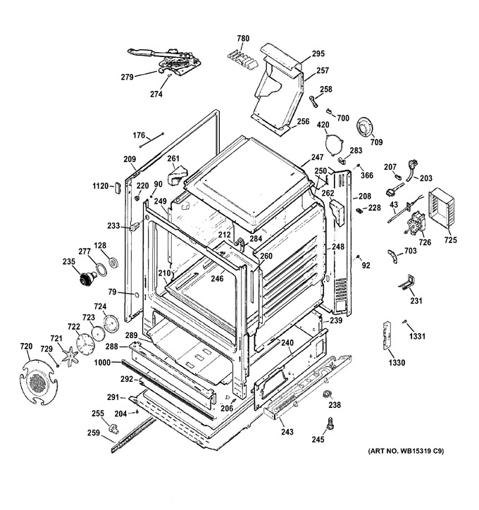 Diagram for JGB750DEF1CC