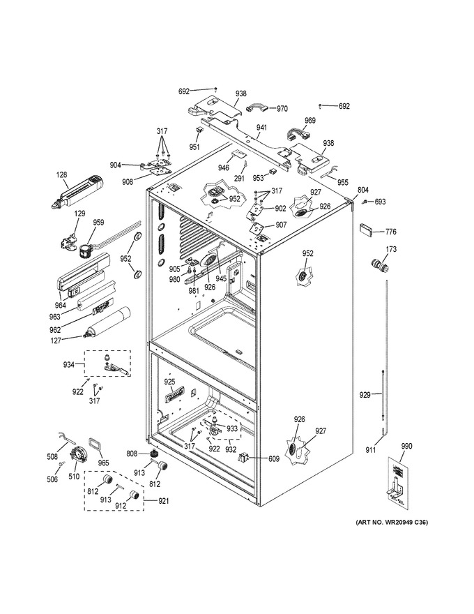 Diagram for CYE22USHBSS