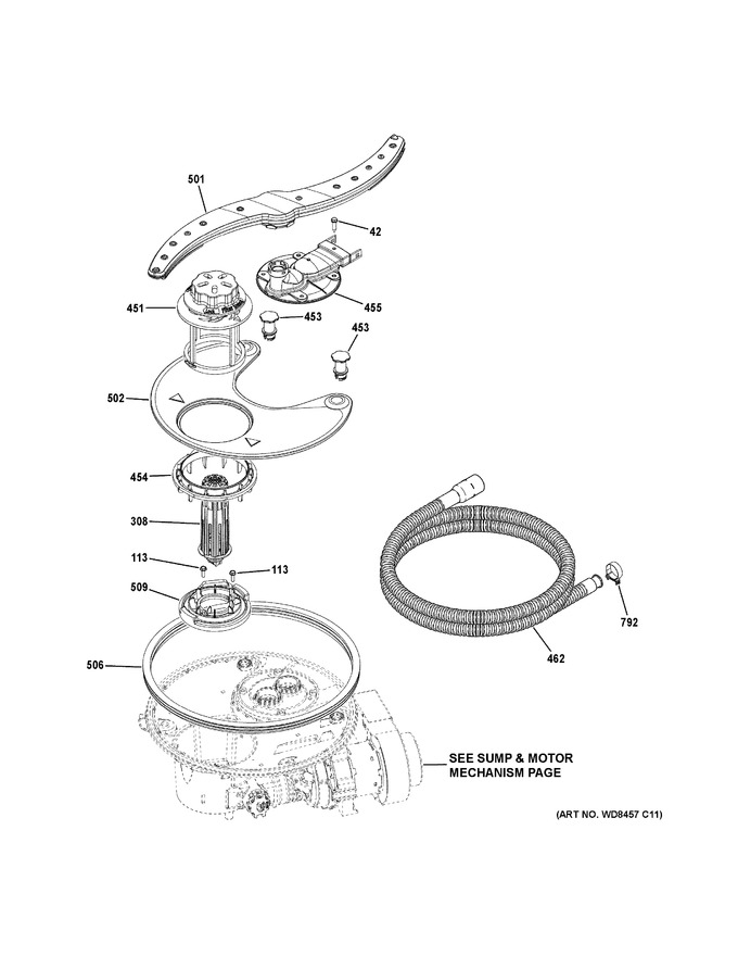 Diagram for DDT575SGF2WW