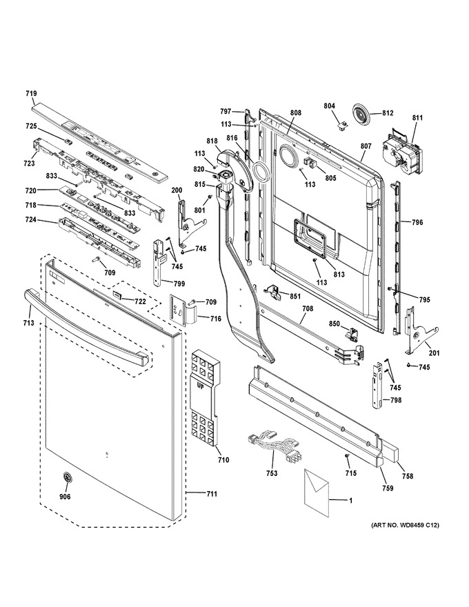 Diagram for DDT575SMF4ES