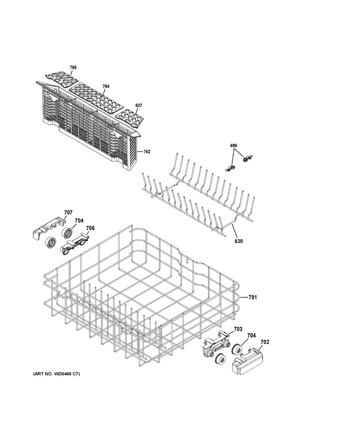 Diagram for DDT575SGF5WW