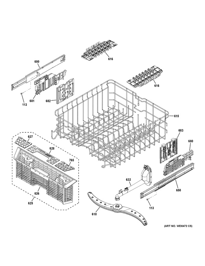 Diagram for DDT575SMF2ES