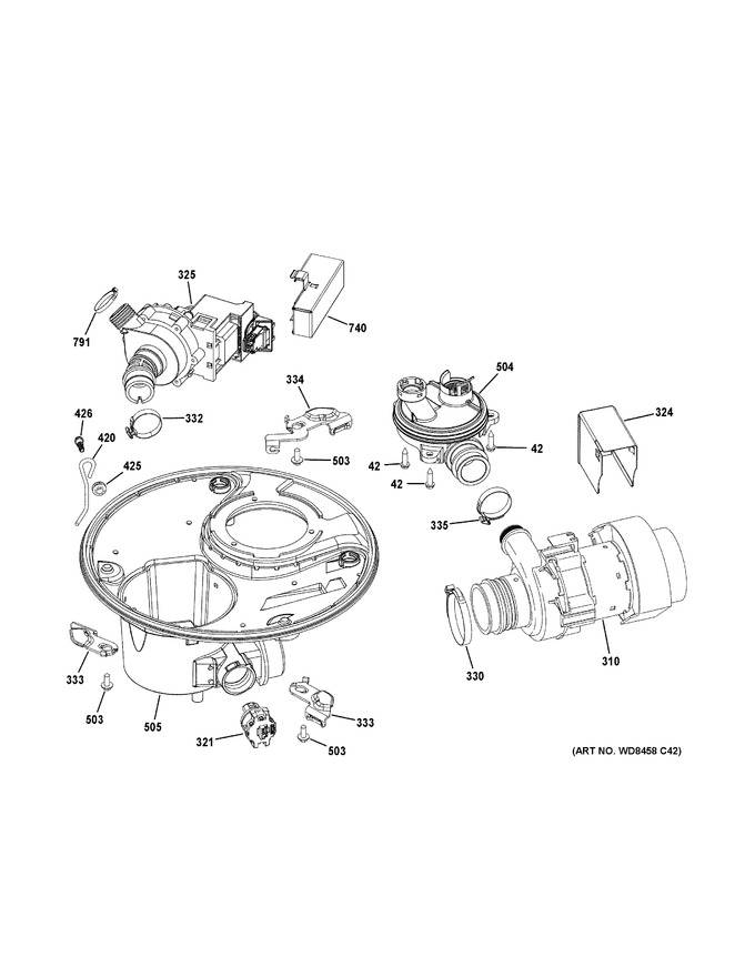 Diagram for GDT580SGF2BB