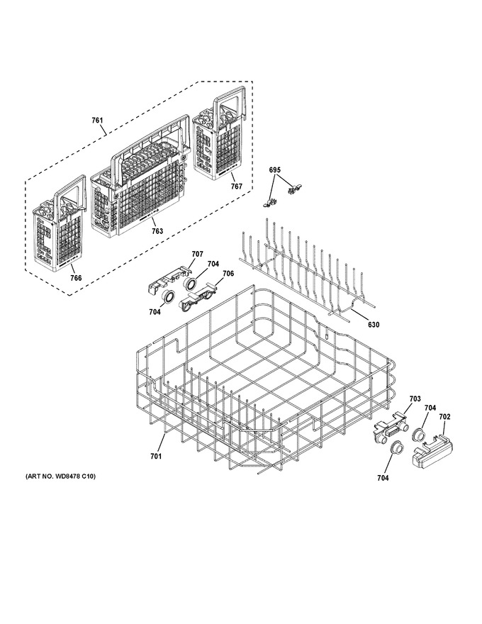 Diagram for GDF570SGJ0BB