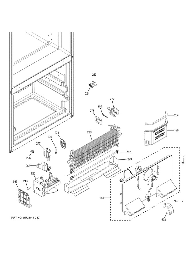 Diagram for GDE25EGKARBB