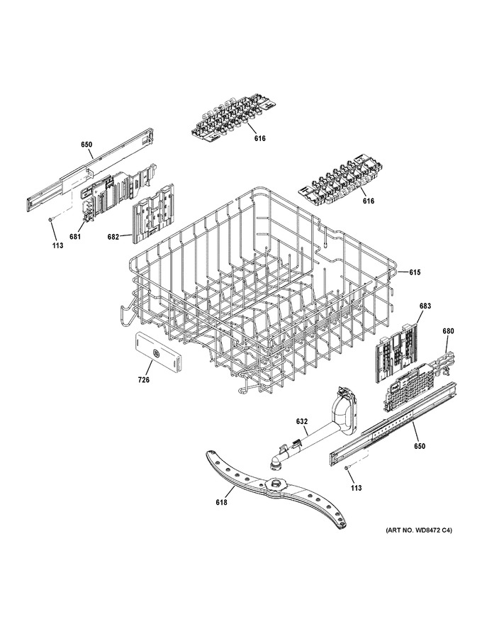 Diagram for GDT580SGF8WW