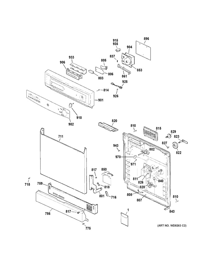 Diagram for GHDA350N20WW