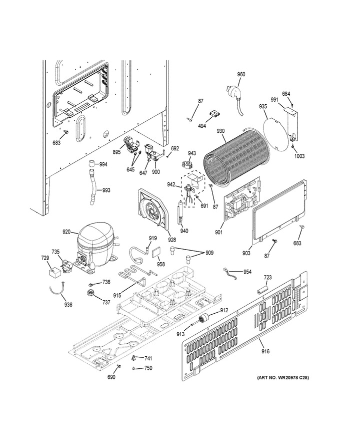 Diagram for GFE28GMKBES