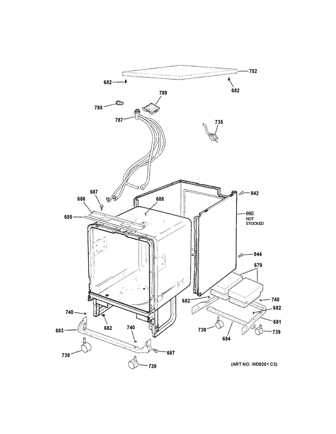 Diagram for GSC3500D00WW