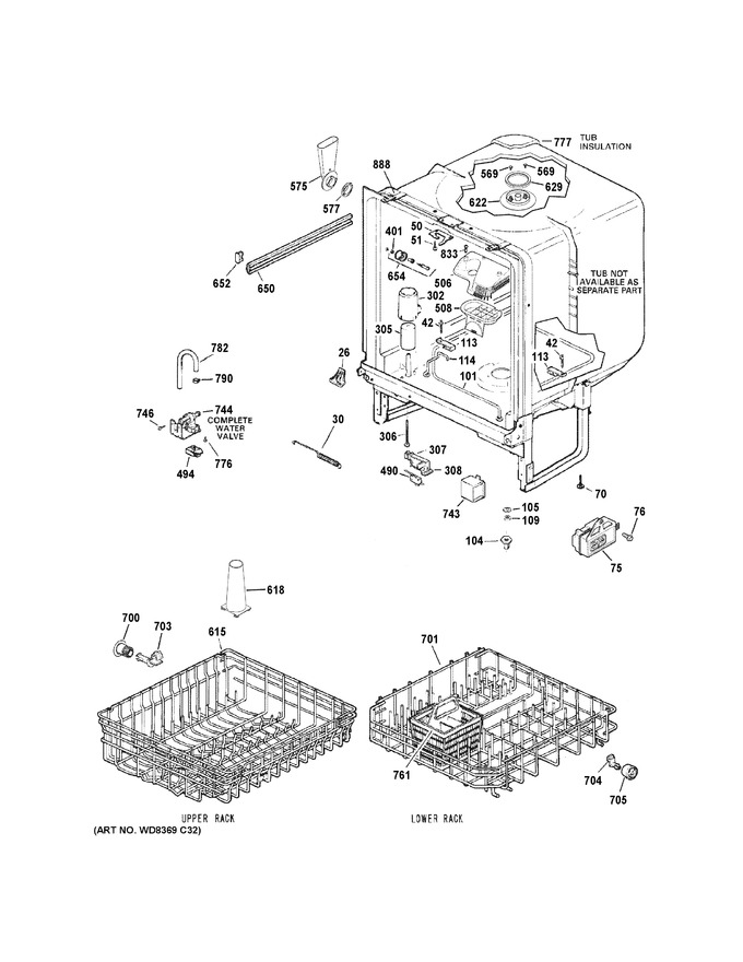 Diagram for GSD4000D50BB