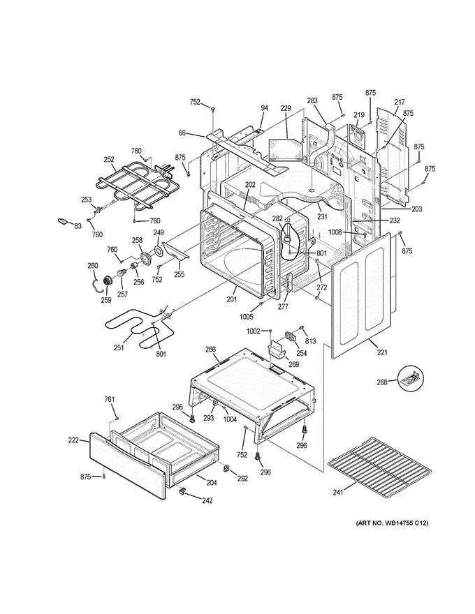 Diagram for JB620RF2SS