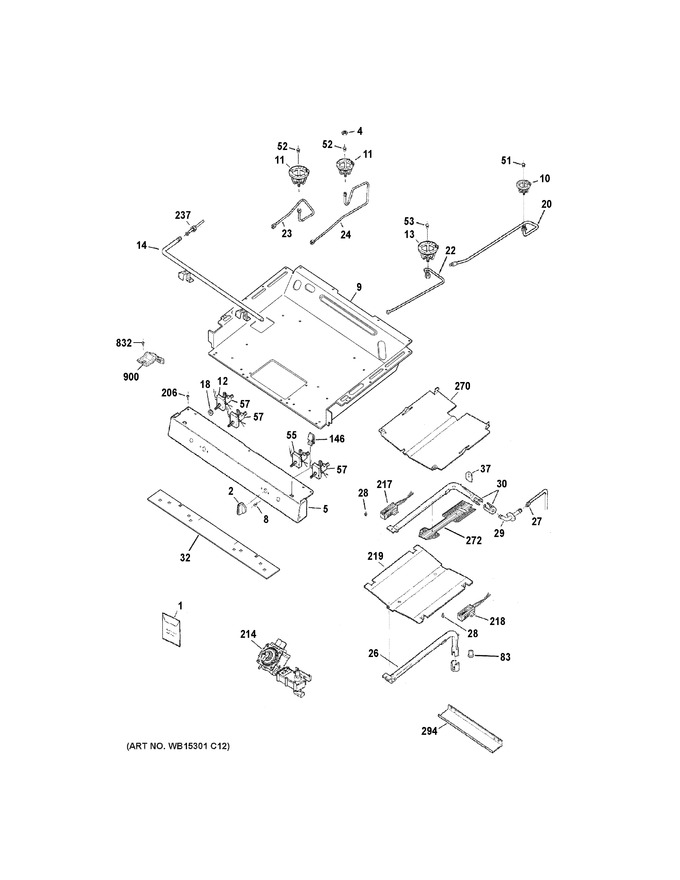 Diagram for JGB620GEF1SA