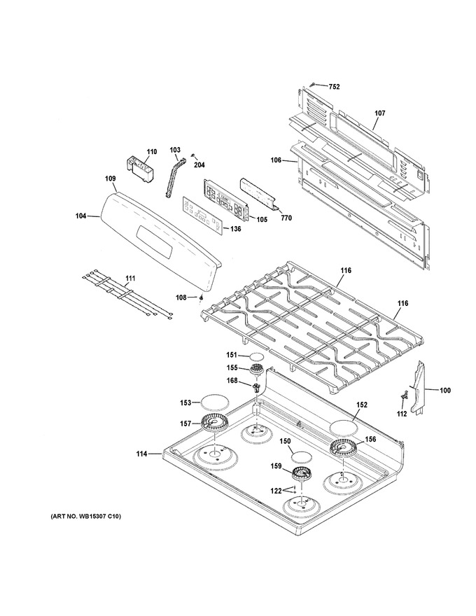 Diagram for JGB645SEK1SS