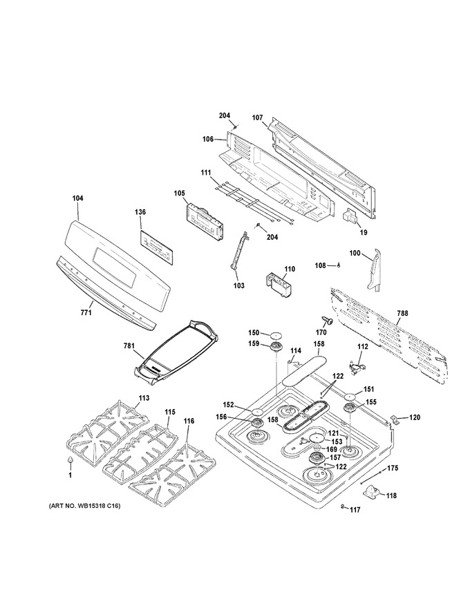 Diagram for JGB750EEF3ES