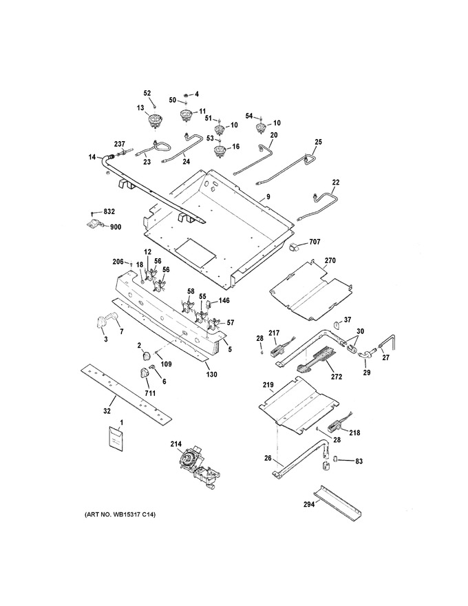 Diagram for JGB760EEF1ES