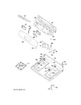 Diagram for 2 - Control Panel & Cooktop