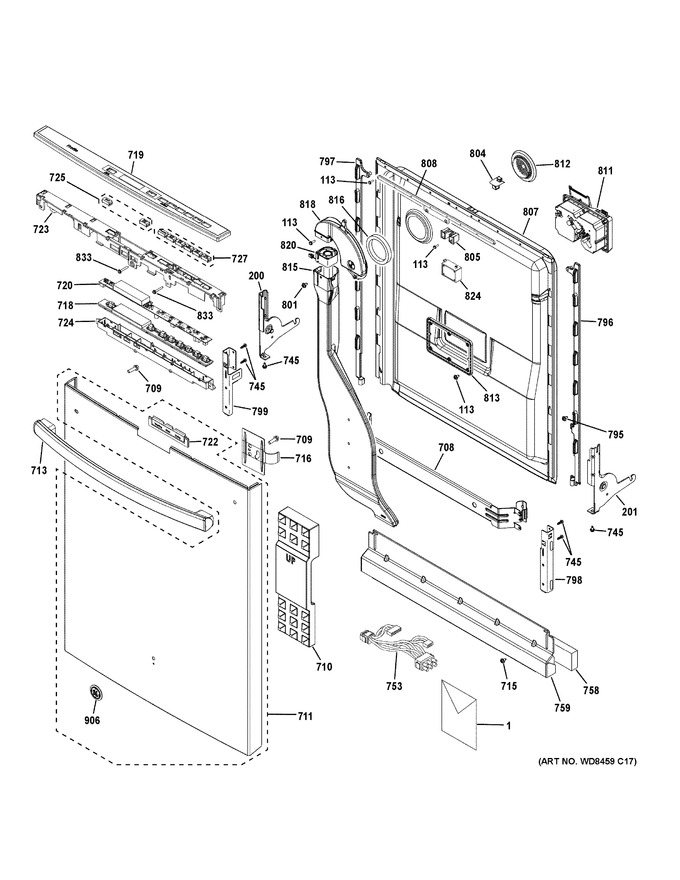 Diagram for PDT750SSF1SS