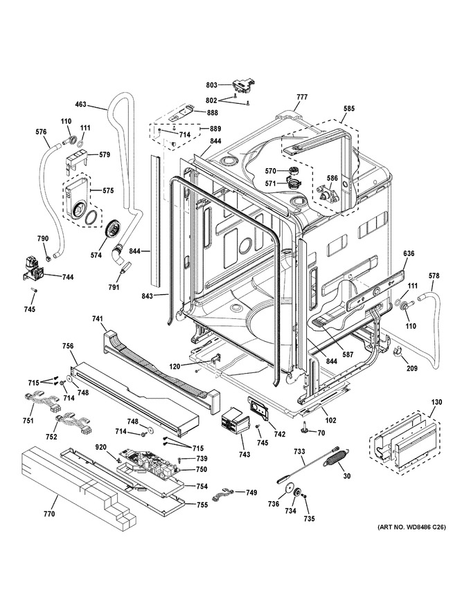 Diagram for ZDT870SMF5GS