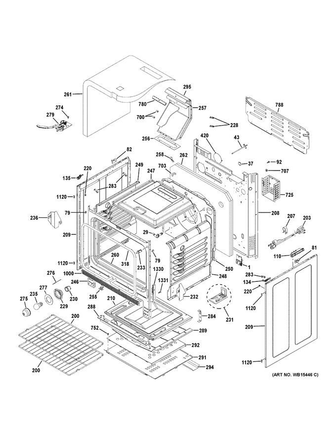 Diagram for JGB700DEJ2BB