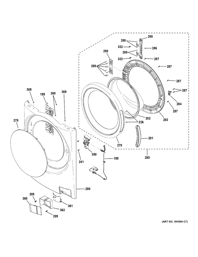 Diagram for GFW490RPK0DG