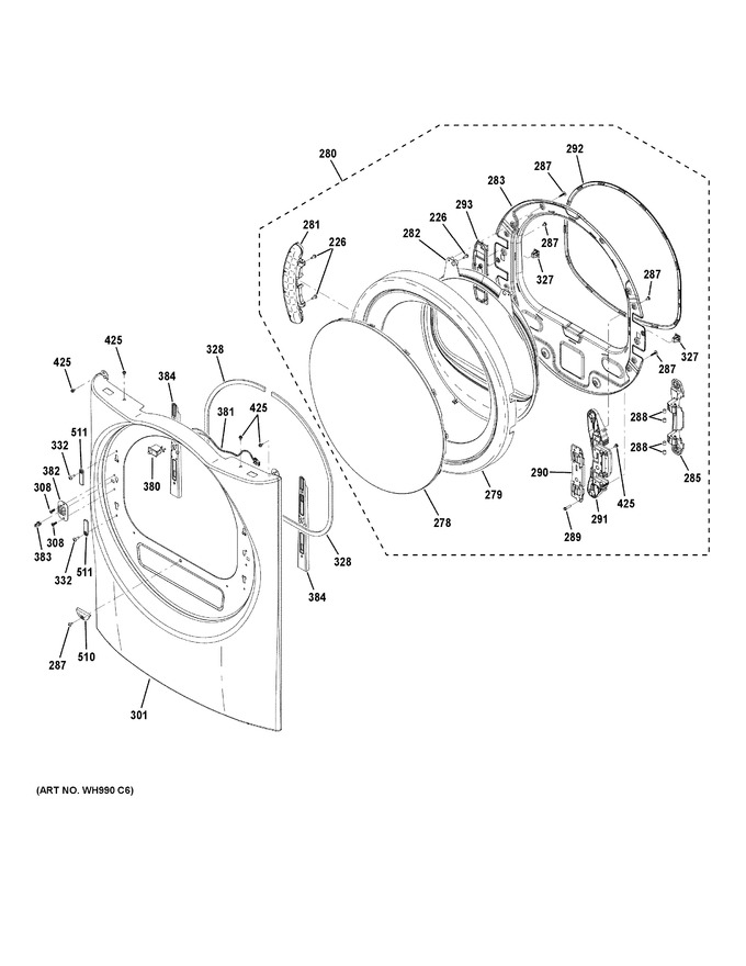 Diagram for GFD49ERSK0WW