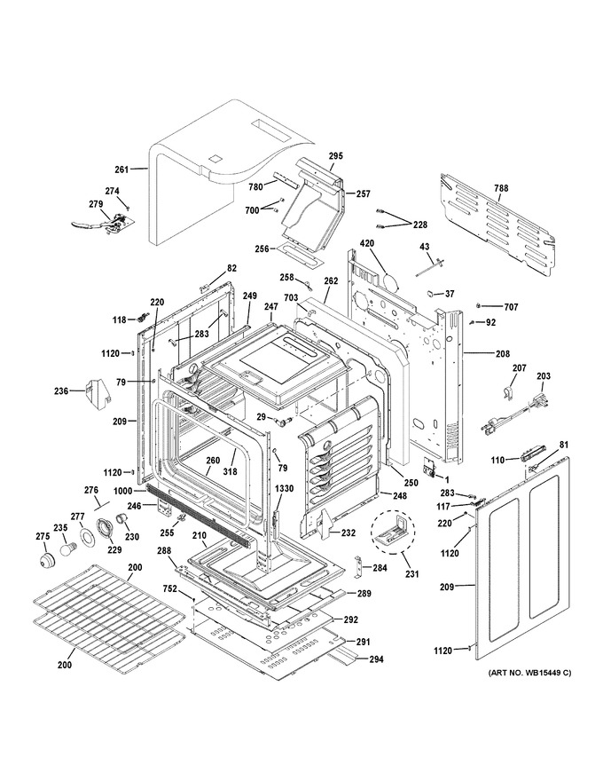 Diagram for JGB660DEJ2WW