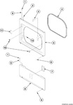 Diagram for Lower Access Panel, Front Panel And Seal