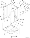 Diagram for Cabinet, Exhaust Duct And Base