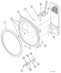 Diagram for Rear Bulkhead, Felt Seal, Cylinder Roller And Terminal Block