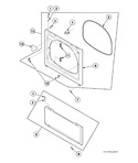 Diagram for Access Panel, Front Panel And Seal