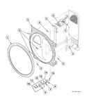 Diagram for Rear Bulkhead, Felt Seal, Cylinder Roller And Terminal Block