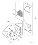 Diagram for Heater Duct And Element Assembly - 1 Phase Electric Models