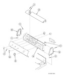 Diagram for Control Panel And Knobs - Rear Control Models