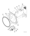 Diagram for Rear Bulkhead, Felt Seal, Cylinder Roller And Terminal Block - 3 phase Models