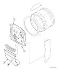 Diagram for Front Bulkhead, Air Duct And Felt Seal (drawing 1 Of 2)