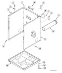 Diagram for Cabinet, Exhaust Duct And Base