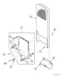 Diagram for Heater Duct - Electric Models Through Serial No. S6271975xg