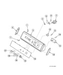 Diagram for Graphic Panel, Control Hood And Controls (drawing 4 Of 7)