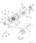 Diagram for Motor, Exhaust Fan And Belt (drawing 1 Of 2)