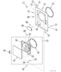 Diagram for Loading Door, Front Panels And Access Door