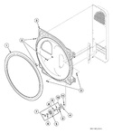 Diagram for Rear Bulkhead, Felt Seal And Cylinder Roller