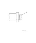 Diagram for Burner Orifice Spuds - For Higher Elevations (gas Models)