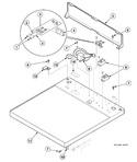 Diagram for Cabinet Top And Control Hood Rear Panel - Rear Control Models