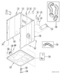 Diagram for Cabinet, Exhaust Duct And Base