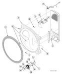 Diagram for Rear Bulkhead, Felt Seal, Cylinder Roller And Terminal Block